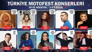 MOTOFEST'TE YILDIZ SANATÇILAR AFYON'A GELİYOR!..