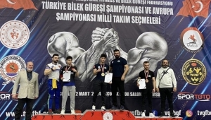 Afyonkarahisarlı Bilek Güreşçisi Hüseyin Ateş Sol Kolda Türkiye Şampiyonu