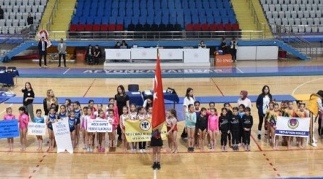 Okul Sporları Minikler ve Küçükler Cimnastik Müsabakaları sona erdi