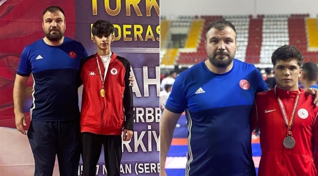 Afyonlu genç güreşçiler Osman Kaplan ve Ali Uysal Milli Takıma seçildi