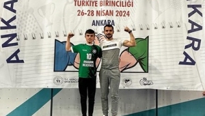 Afyonlu bilek güreşçisi Hüseyin Tekin, Türkiye altıncısı oldu