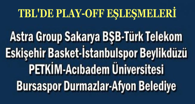 TBL PLAY-OFF'TA AFYON BELEDİYESPOR'UN RAKİBİ BURSASPOR DURMAZLAR!..